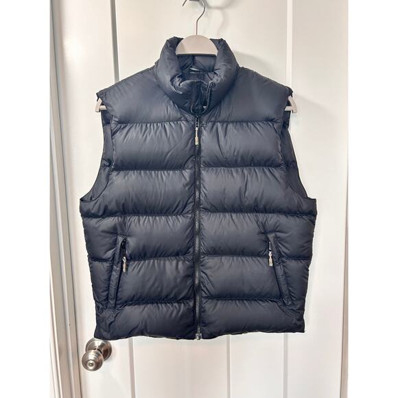 Mountain equipment co-op black puffer‎ goose down vest with pockets - Picture 1 of 10